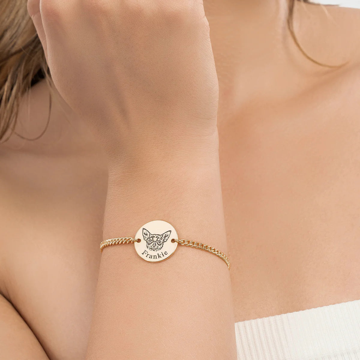 Custom Pet Face Bracelet