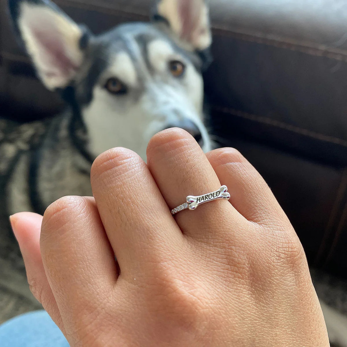 Custom Pet Name Ring