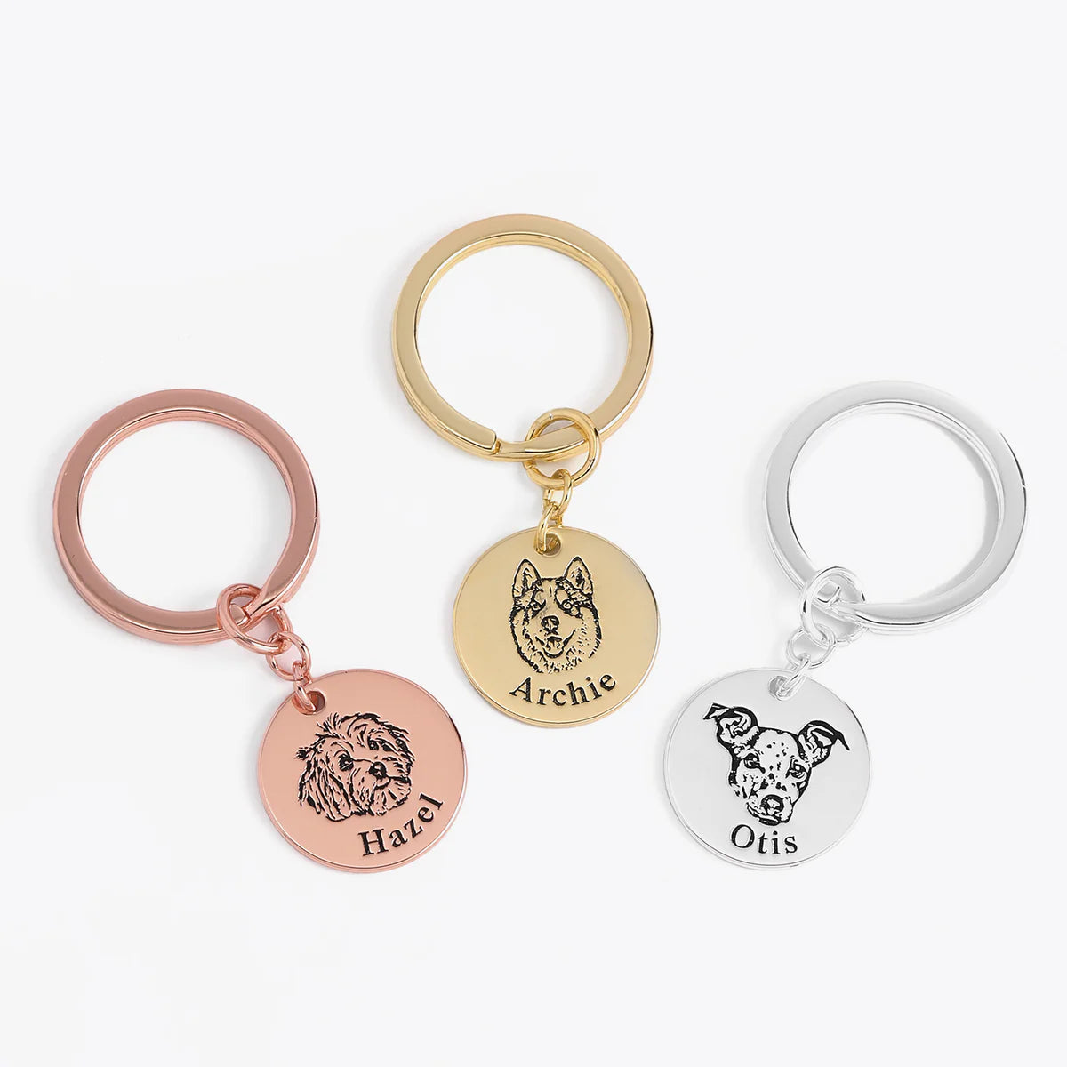 Custom Pet Face Keychain