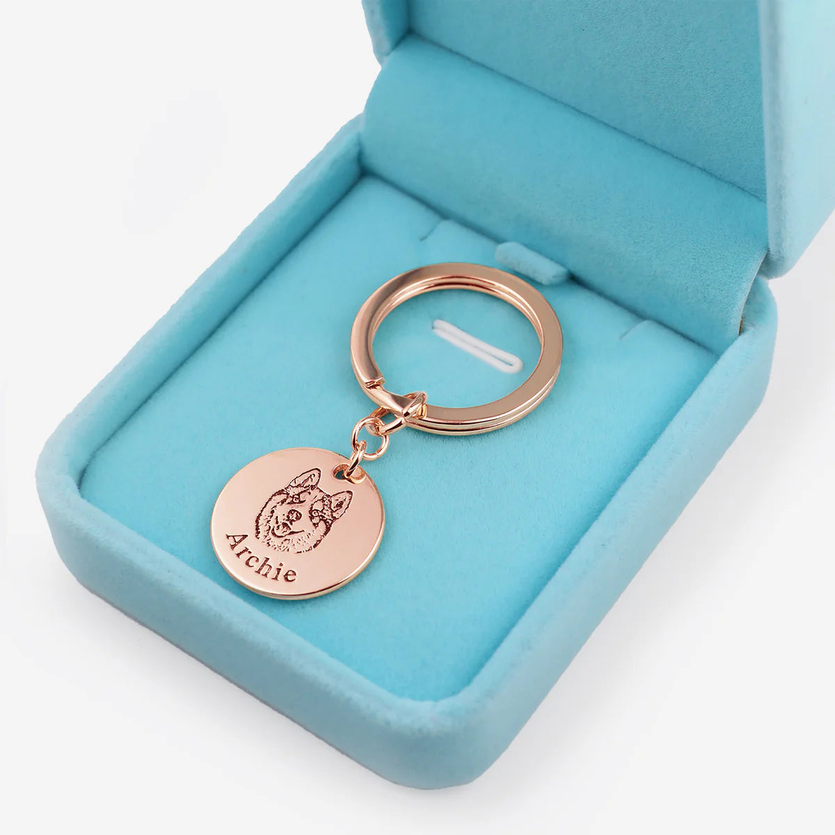 Custom Pet Face Keychain