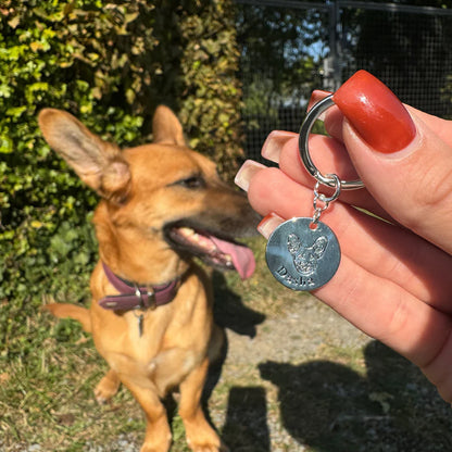 Custom Pet Face Keychain
