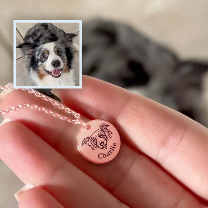 Custom Pet Face Necklace