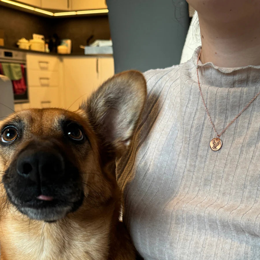 Custom Pet Face Necklace